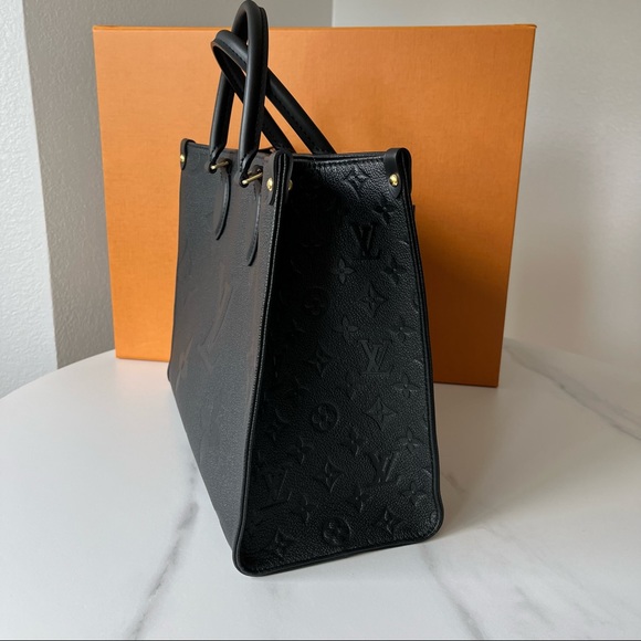 Louis Vuitton Empreinte Monogram Giant Onthego MM Black - NEW! - Picture 3 of 7